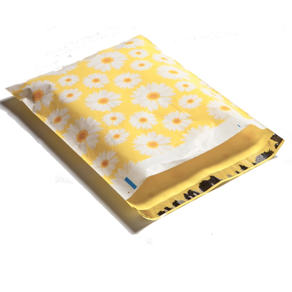 50 10X13 Yellow & Daisies Poly Mailers CLEARANCE - Picture 7 of 7